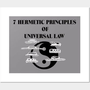 7 Hermetic Principles of Universal Law Posters and Art